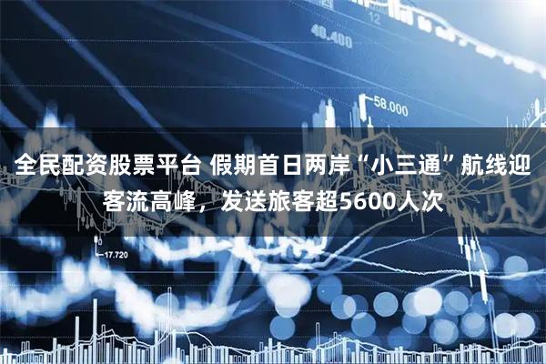 全民配资股票平台 假期首日两岸“小三通”航线迎客流高峰，发送旅客超5600人次